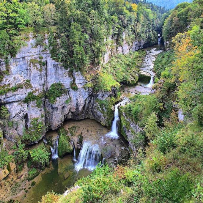 Maison Renovee Au Coeur Du Haut-Jura Entre-Deux-Monts Esterno foto